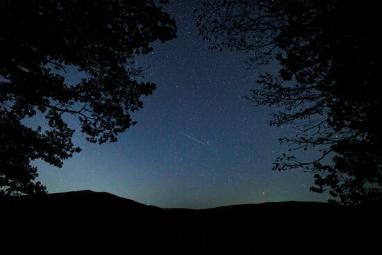 Russia Perseid Meteor Shower