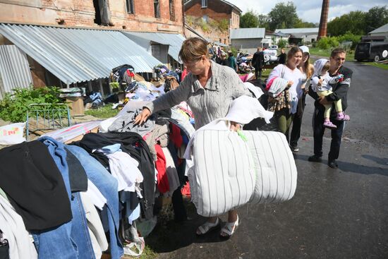 Russia Ukraine Kursk Attack Humanitarian Aid Centre