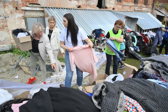 Russia Ukraine Kursk Attack Humanitarian Aid Centre