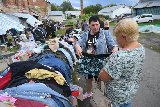 Russia Ukraine Kursk Attack Humanitarian Aid Centre