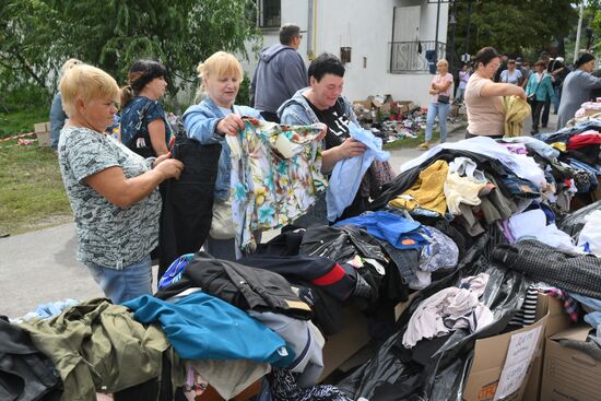 Russia Ukraine Kursk Attack Humanitarian Aid Centre