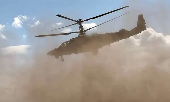 Russia Ukraine Kursk Attack Helicopters