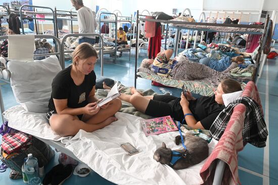 Russia Belgorod Evacuees