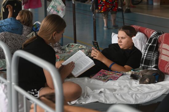 Russia Belgorod Evacuees