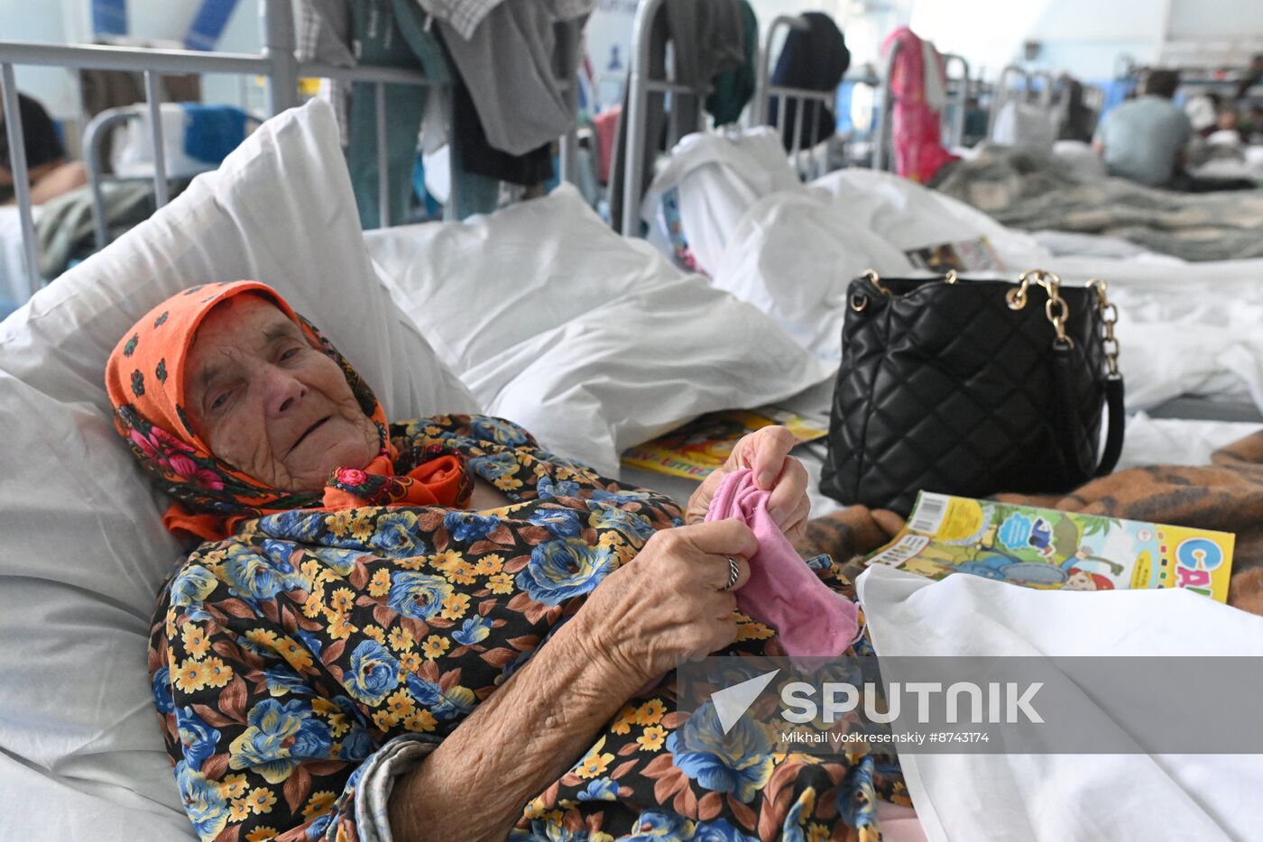 Russia Belgorod Evacuees