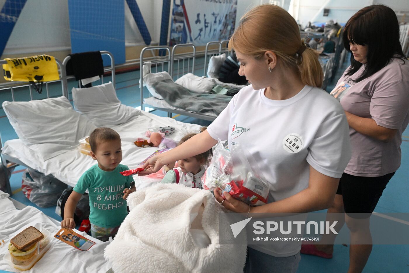 Russia Belgorod Evacuees
