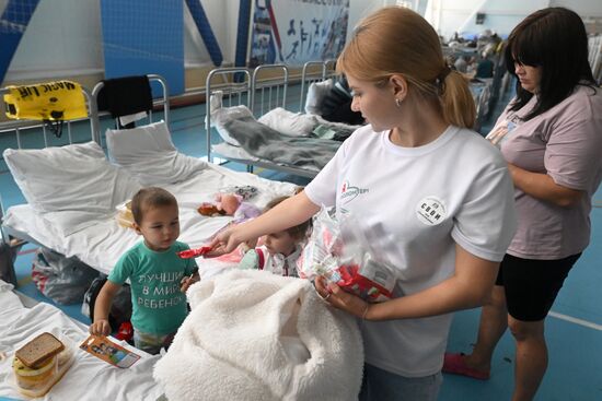 Russia Belgorod Evacuees