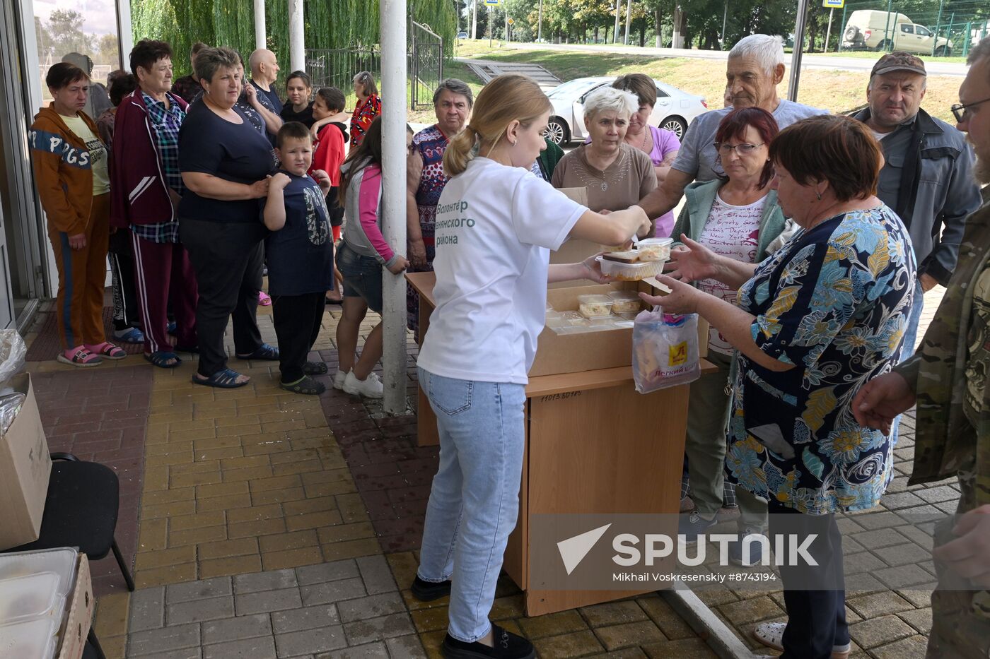 Russia Belgorod Evacuees