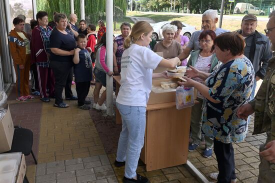 Russia Belgorod Evacuees
