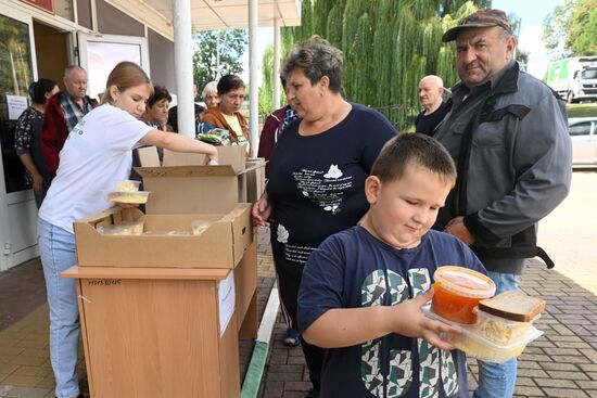 Russia Belgorod Evacuees