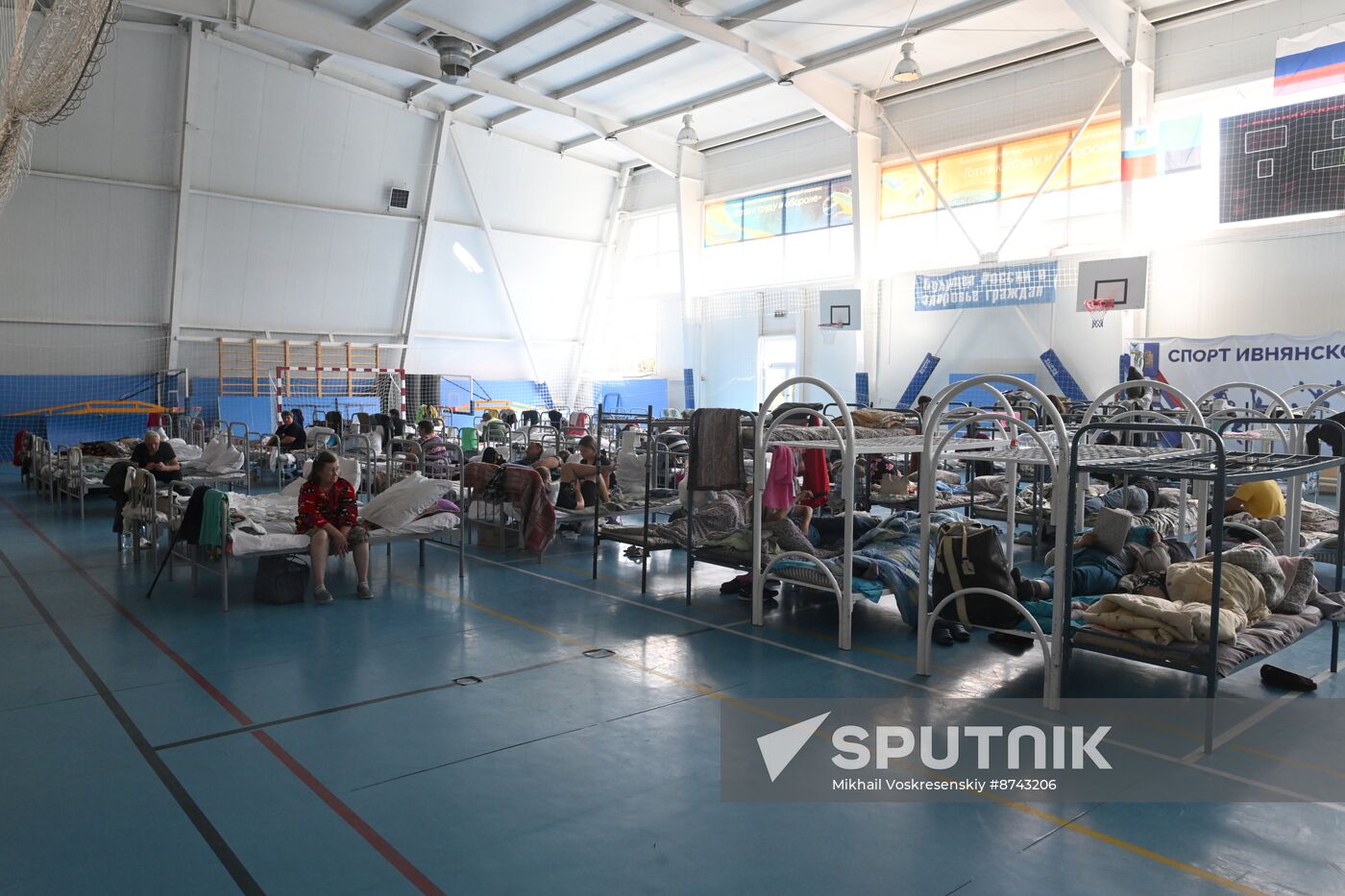 Russia Belgorod Evacuees