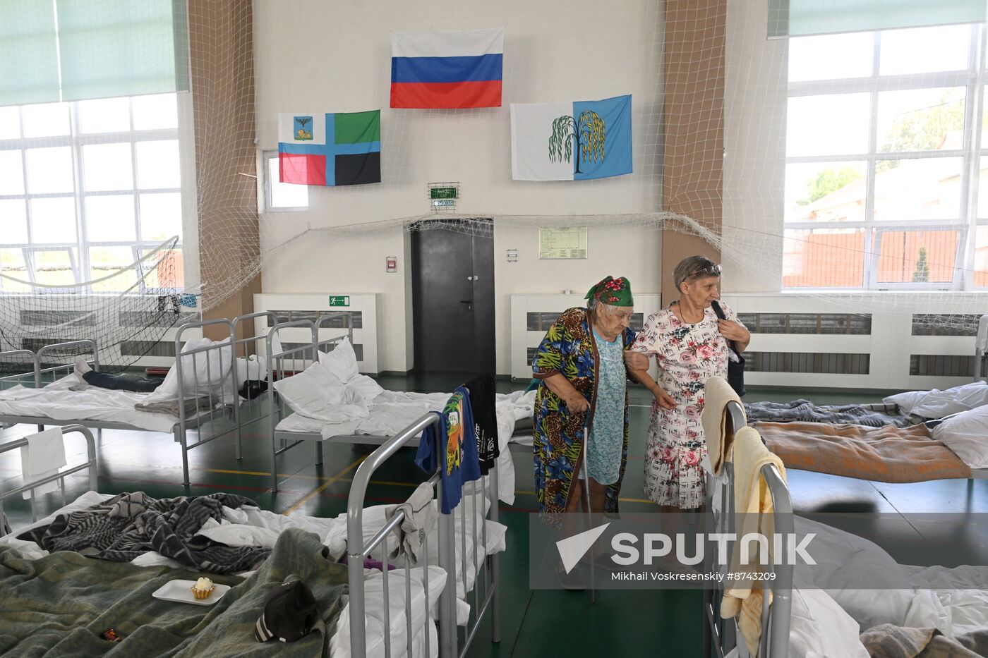 Russia Belgorod Evacuees