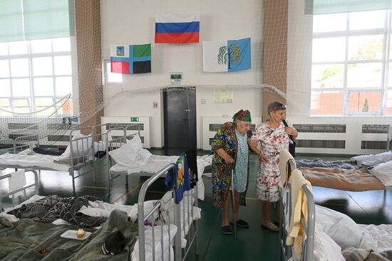 Russia Belgorod Evacuees