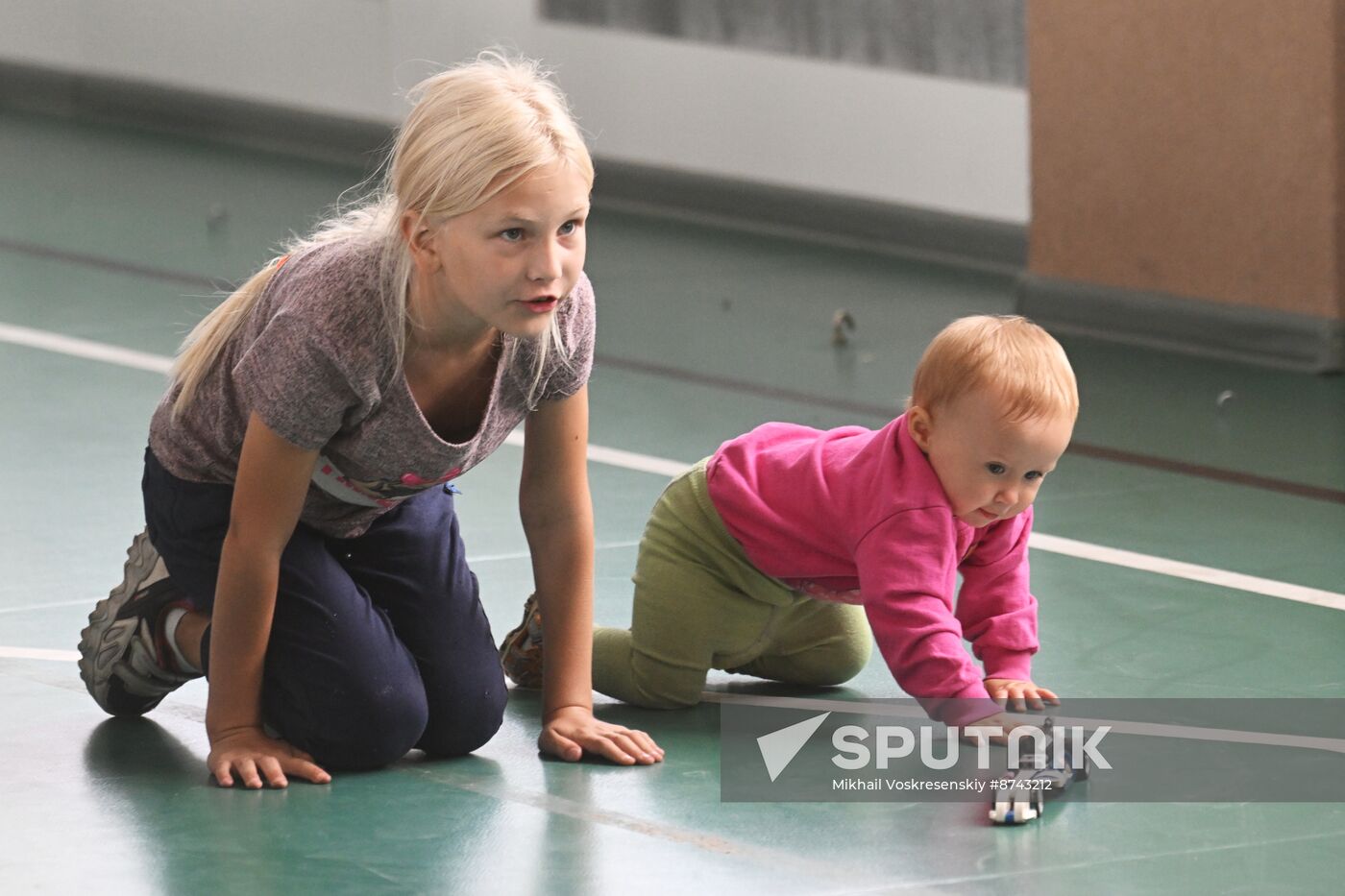 Russia Belgorod Evacuees