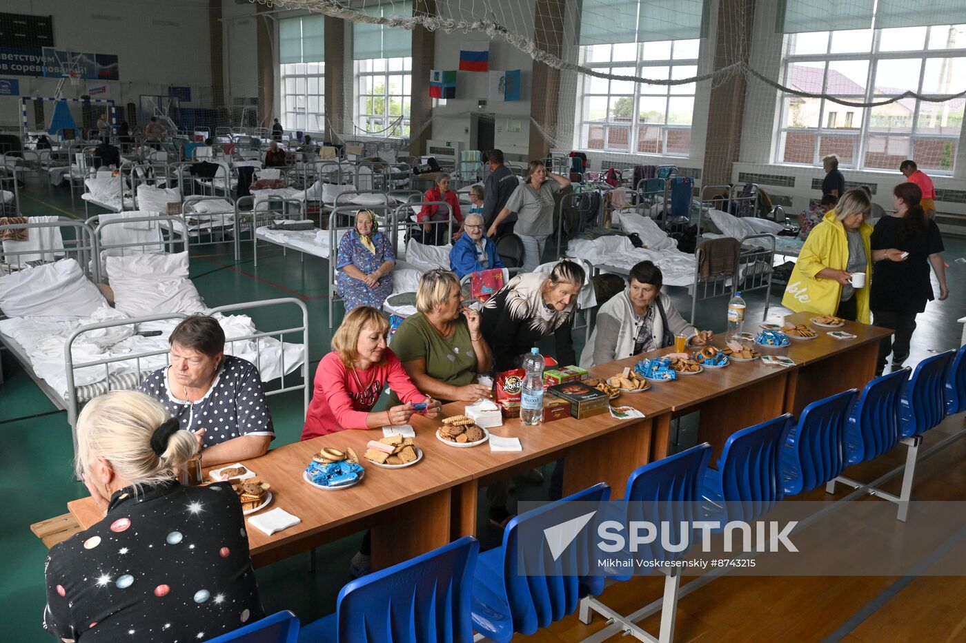 Russia Belgorod Evacuees