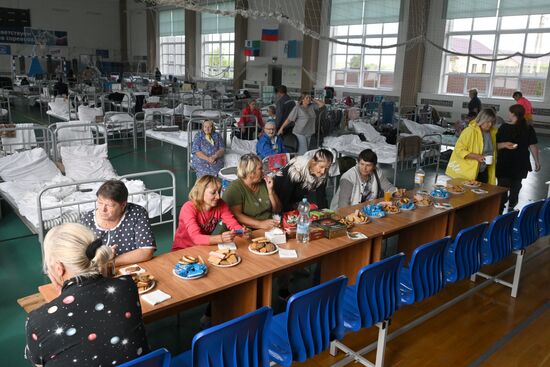 Russia Belgorod Evacuees