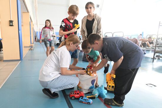 Russia Belgorod Evacuees