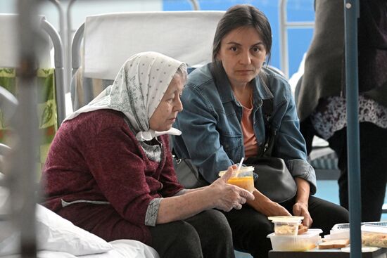 Russia Belgorod Evacuees