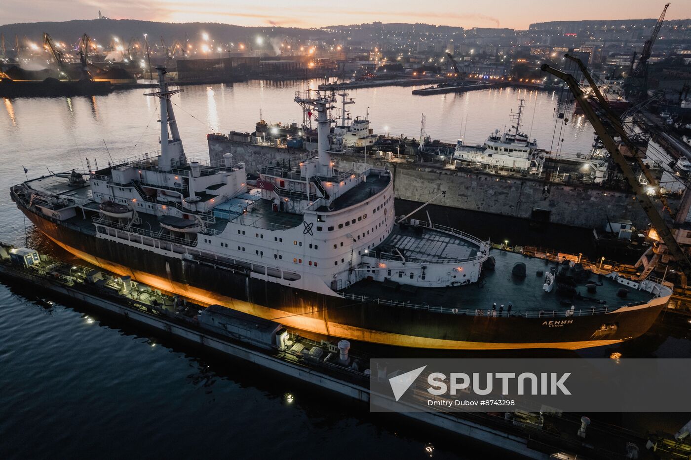 Russia Lenin Atomic Icebreaker Maintenance