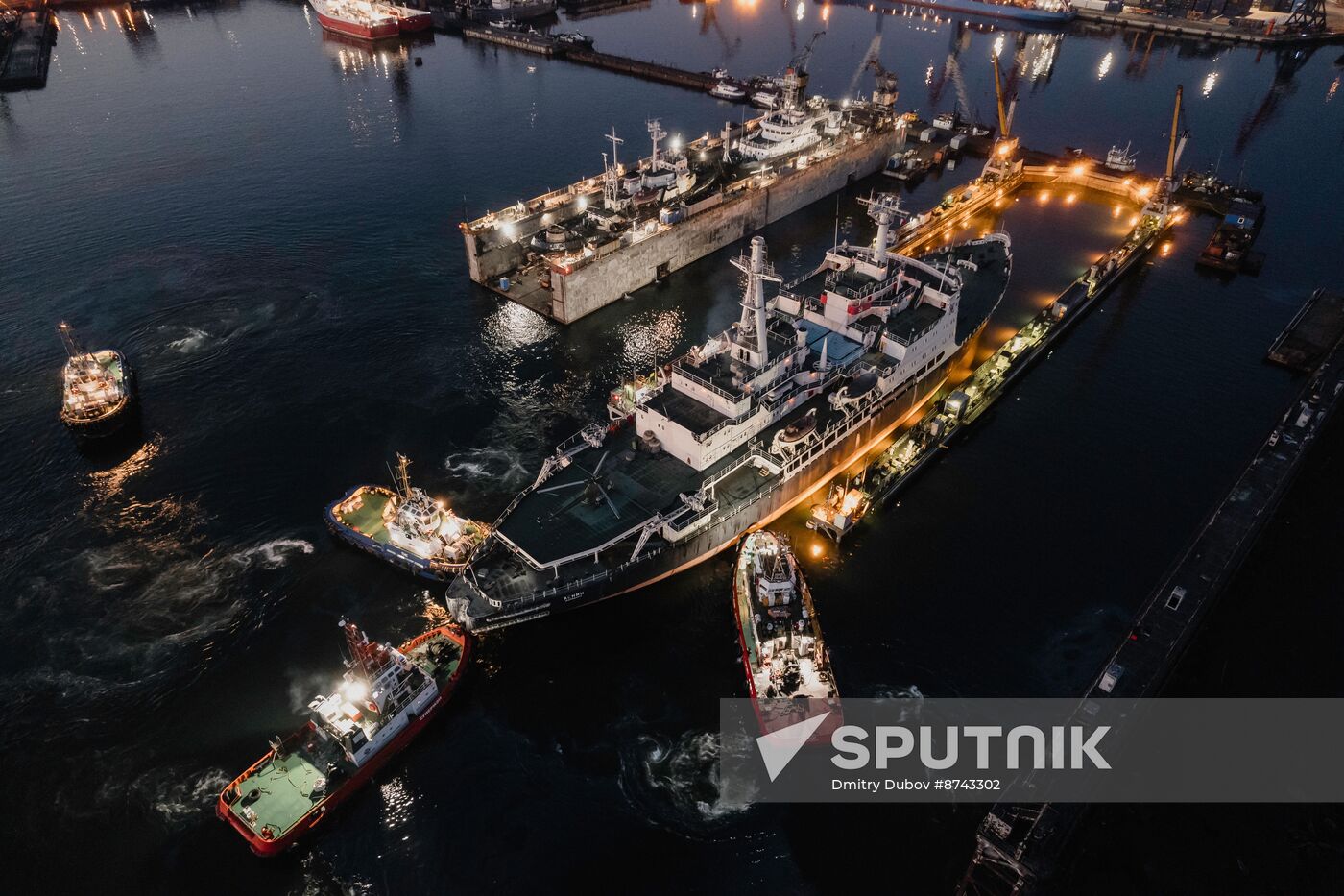 Russia Lenin Atomic Icebreaker Maintenance