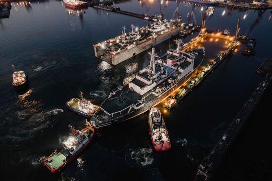 Russia Lenin Atomic Icebreaker Maintenance