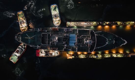 Russia Lenin Atomic Icebreaker Maintenance