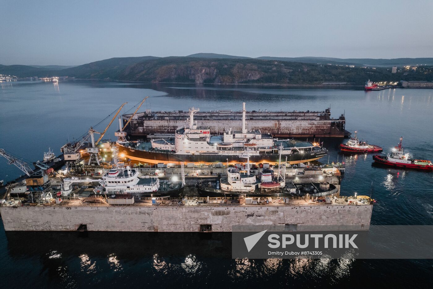 Russia Lenin Atomic Icebreaker Maintenance