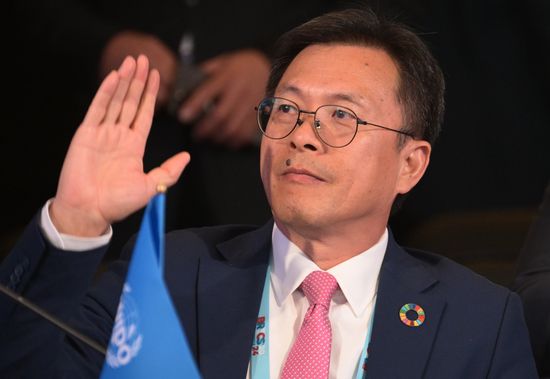 Meeting of BRICS Ministers of Industry. Zou Ciyong, Deputy Director General, Managing Director of the Directorate for Technical Cooperation and Sustainable Industrial Development, UNIDO. Location: Russia, Nizhny Novgorod. Author: Vladimir Astapkovich/Sputnik. 8th BRICS Industry Ministers' Meeting