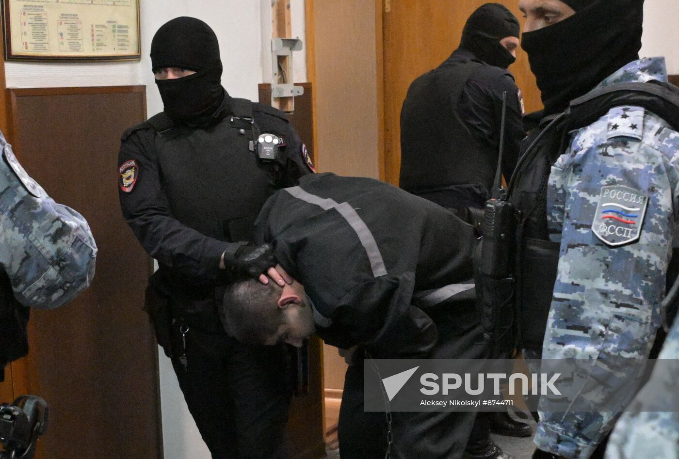 Russia Terrorist Attack Court