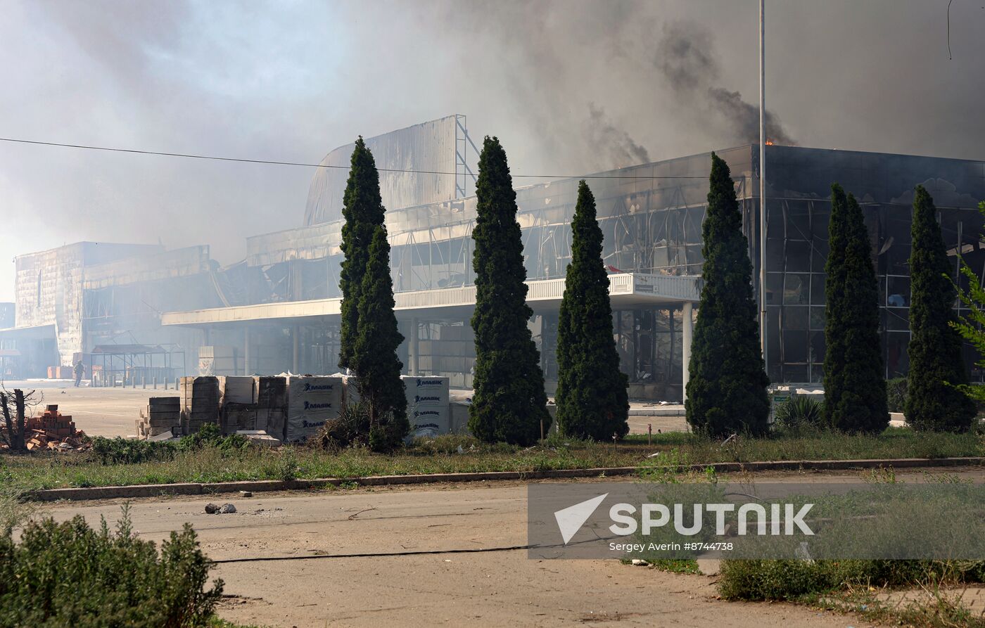 Russia Ukraine Donetsk Shelling