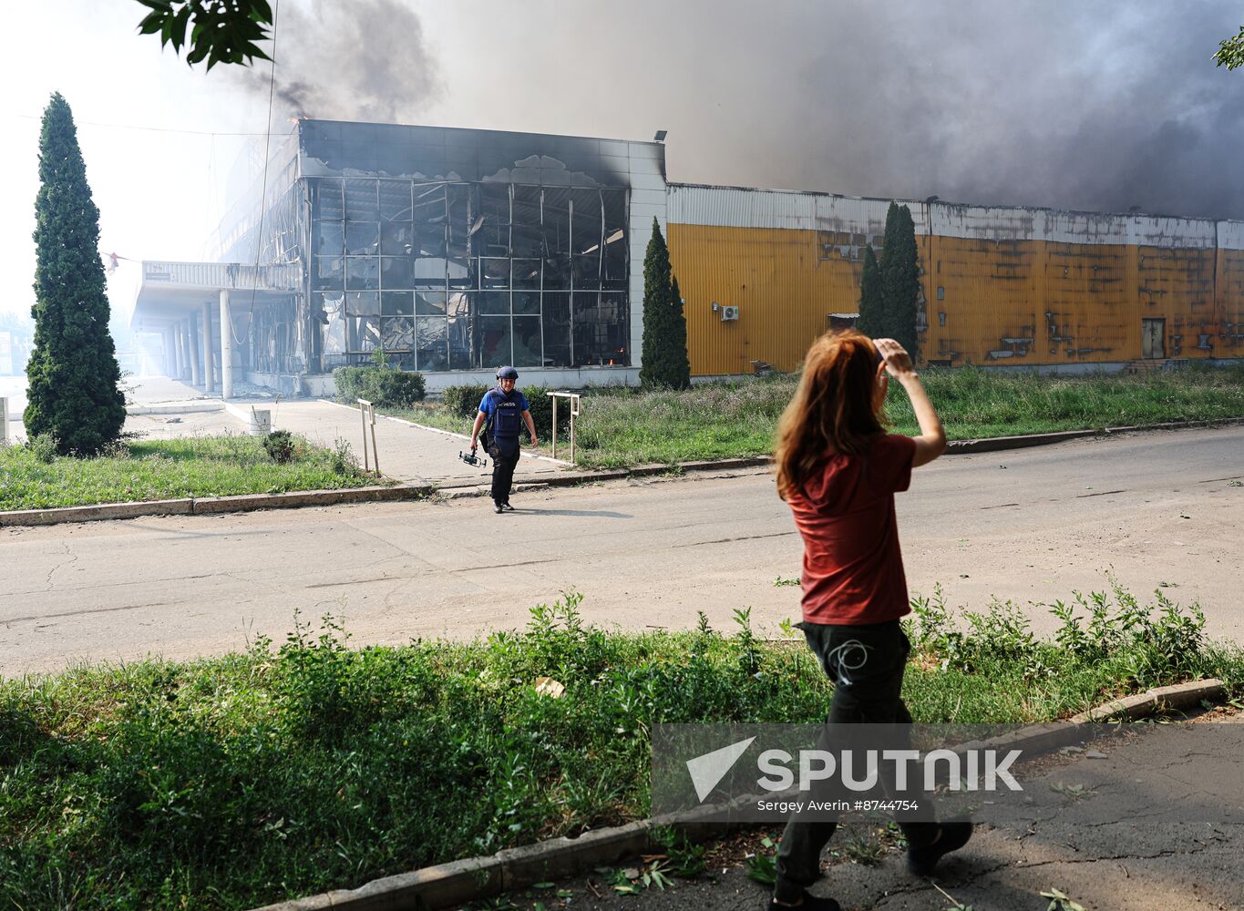 Russia Ukraine Donetsk Shelling