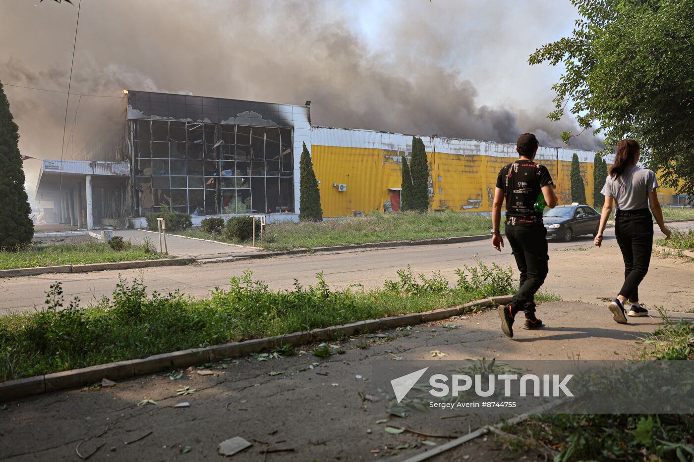 Russia Ukraine Donetsk Shelling