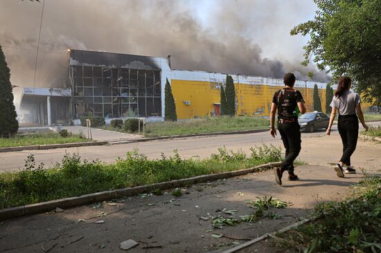 Russia Ukraine Donetsk Shelling