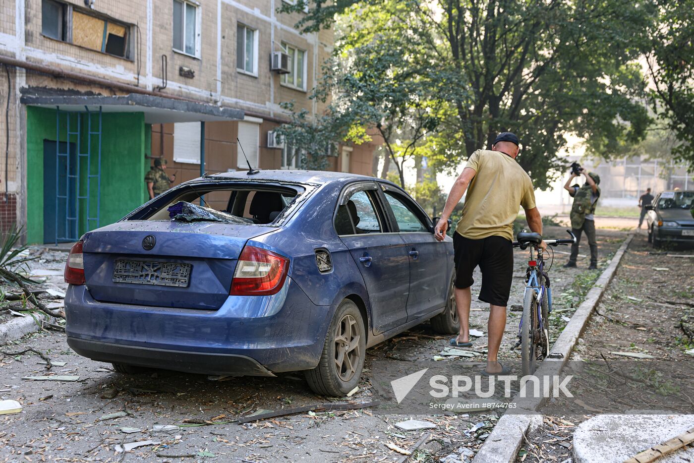 Russia Ukraine Donetsk Shelling