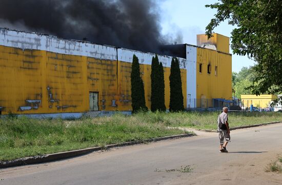 Russia Ukraine Donetsk Shelling