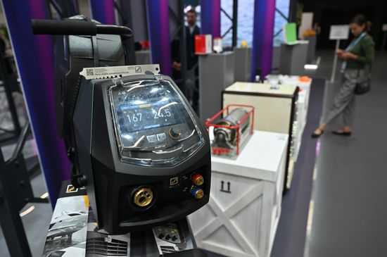 The hi-tech industrial products manufacturers' exhibition. Location: Russia, Nizhny Novgorod. Author: Pelagiya Tikhonova/Sputnik. 8th BRICS Industry Ministers' Meeting