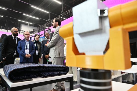 A tour of the hi-tech industrial products manufacturers' exhibition. Second from left: Sayed Mohammad Musawi, Deputy Minister of Industry, Mine and Trade of the Islamic Republic of Iran. Location: Russia, Nizhny Novgorod. Author: Pelagiya Tikhonova/Sputnik. 8th BRICS Industry Ministers' Meeting