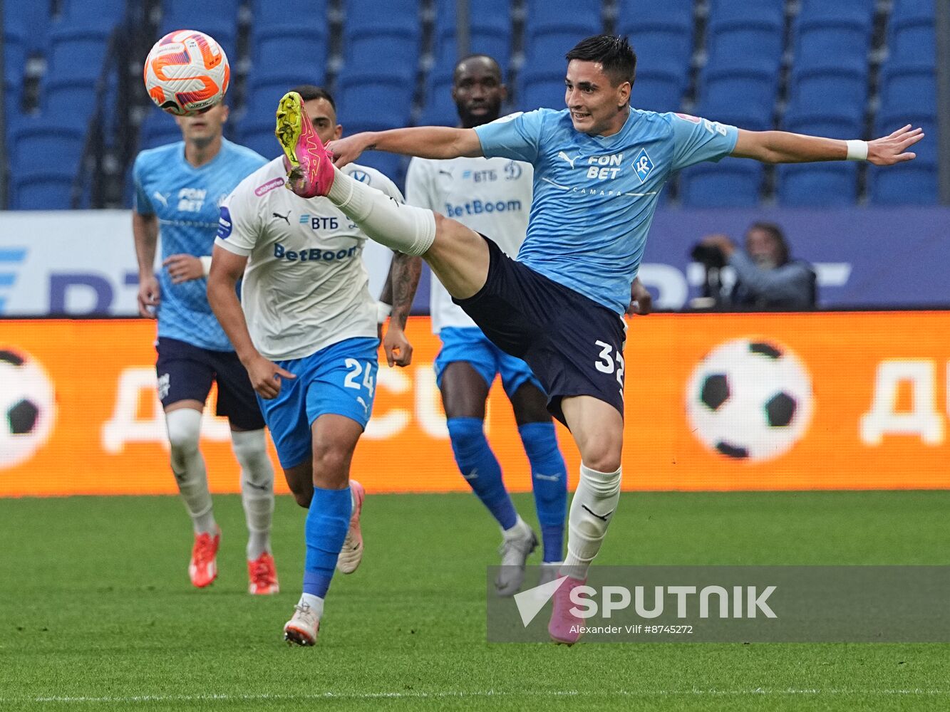 Russia Soccer Premier-League Dynamo - Krylia Sovetov