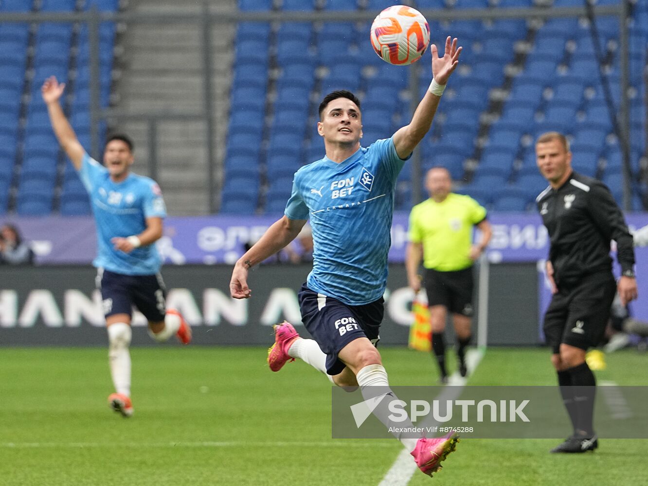 Russia Soccer Premier-League Dynamo - Krylia Sovetov