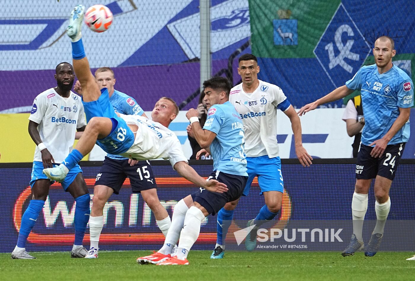 Russia Soccer Premier-League Dynamo - Krylia Sovetov