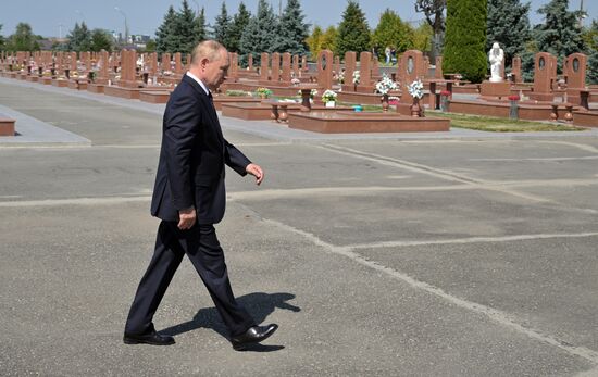 Russia Putin North Caucasian Federal District North Ossetia