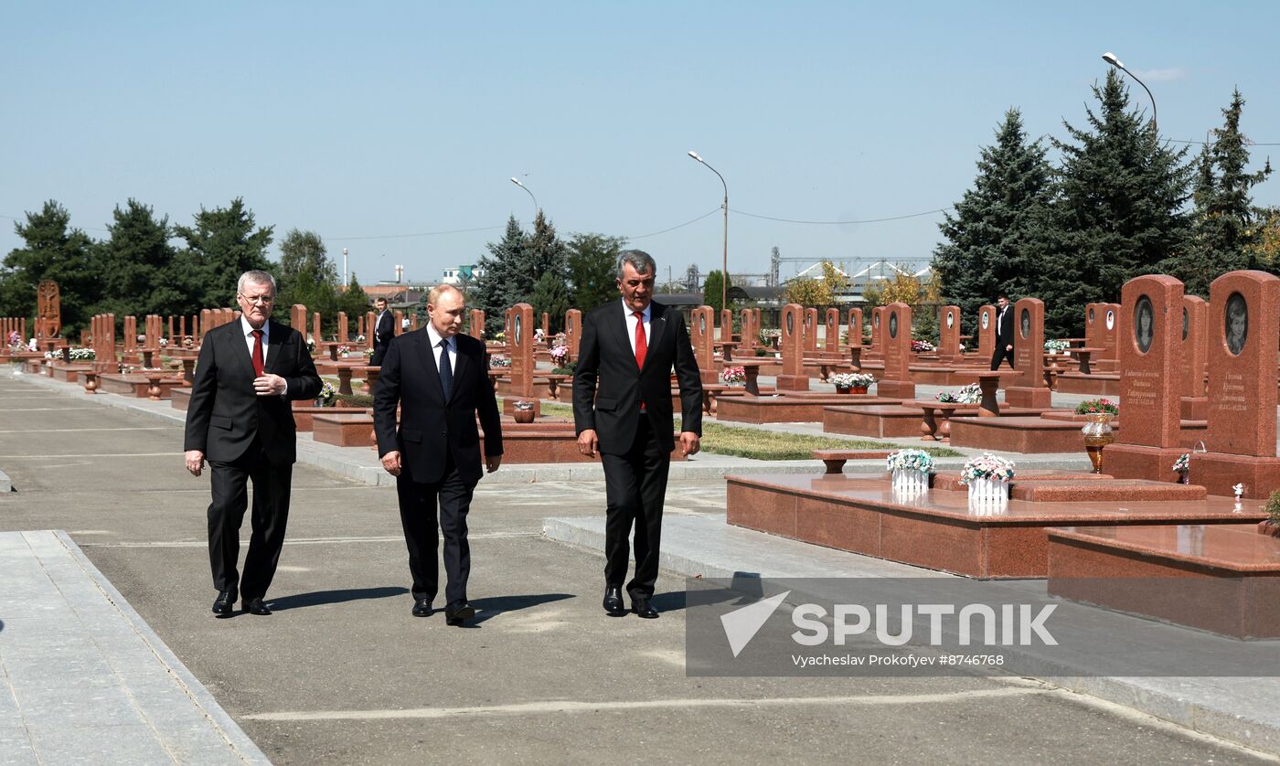 Russia Putin North Caucasian Federal District North Ossetia