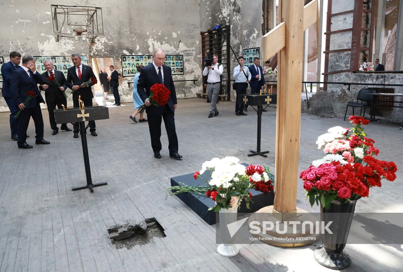 Russia Putin North Caucasian Federal District North Ossetia