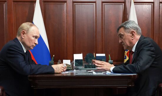 Russia Putin North Caucasian Federal District North Ossetia