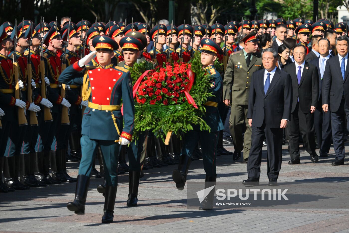 Russia China Wreath Laying