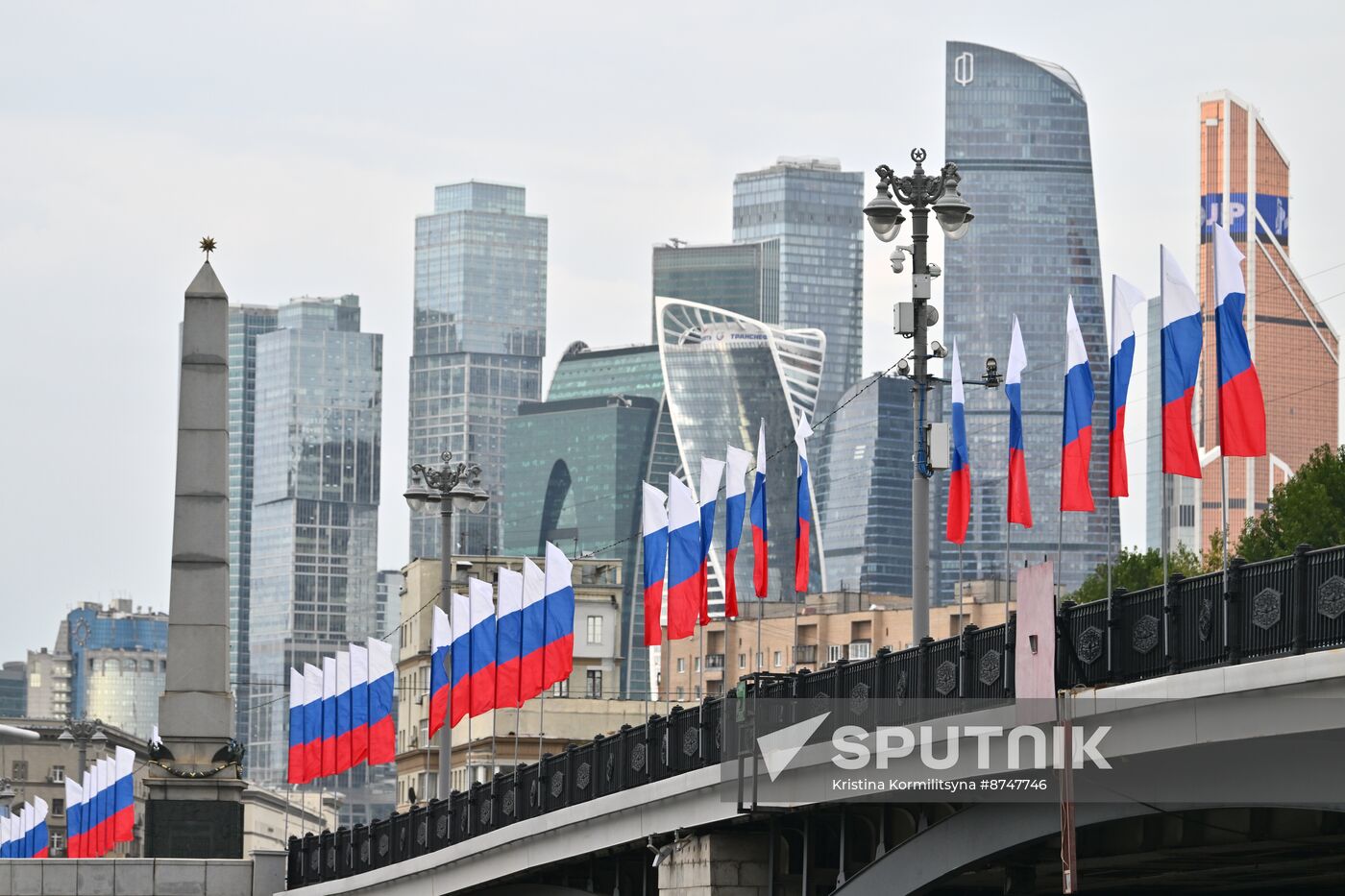 Russia National Flag Day Decoration