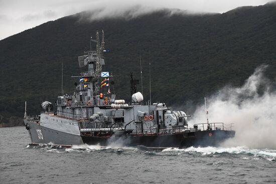 Russia Navy Pacific Drills