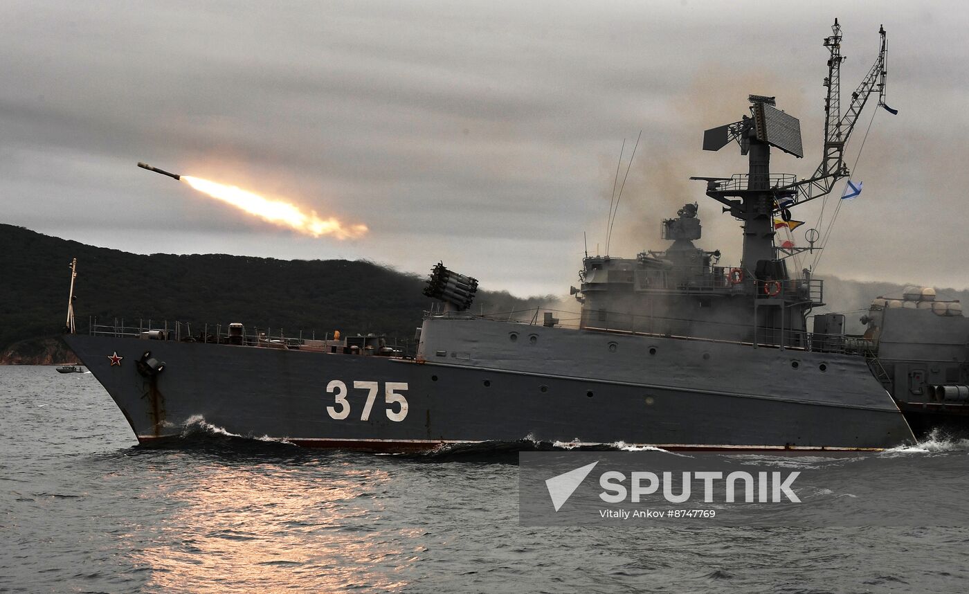 Russia Navy Pacific Drills