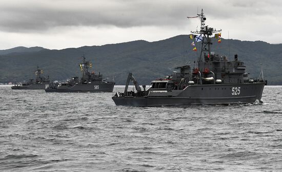 Russia Navy Pacific Drills