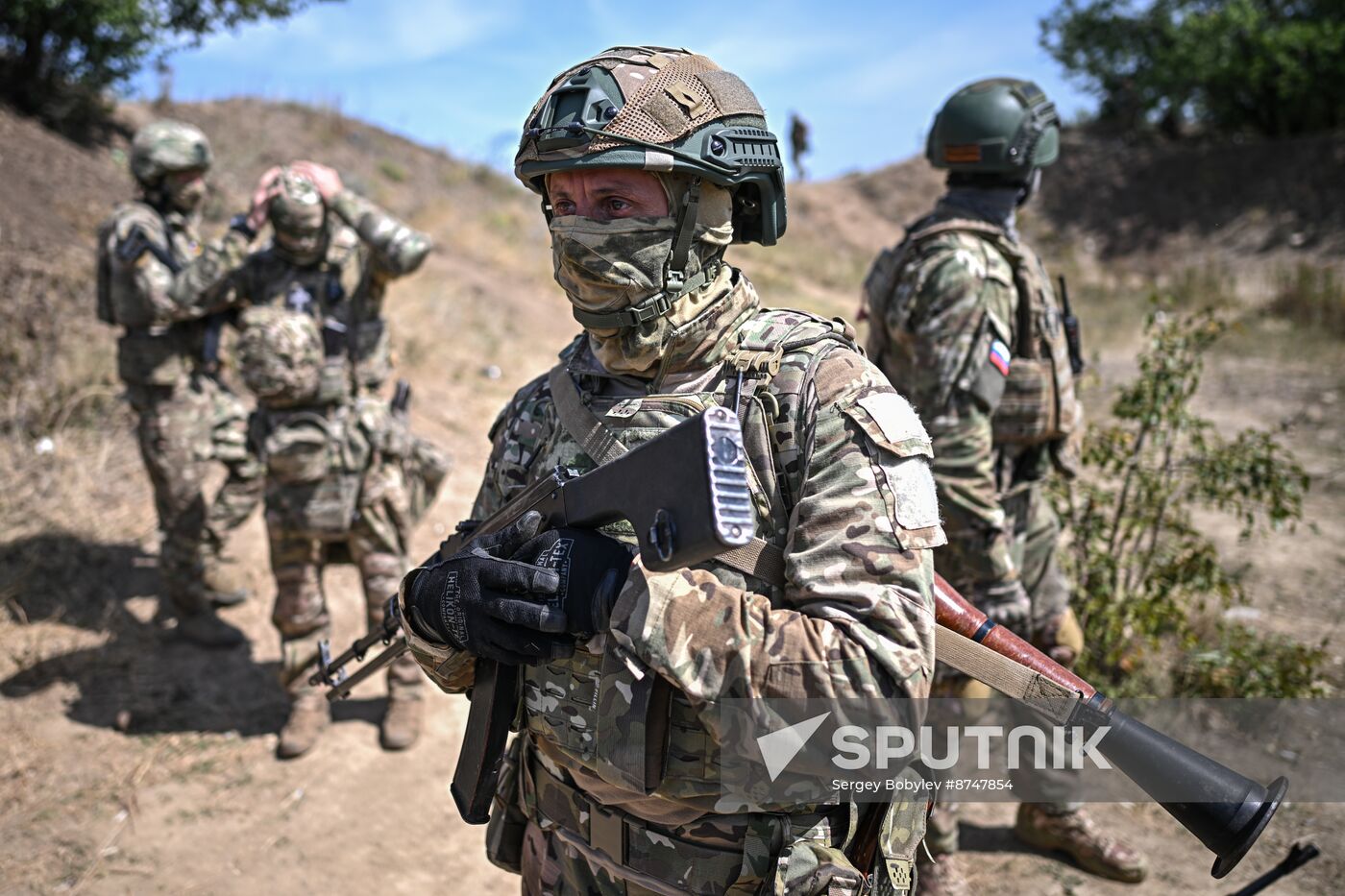 Russia Ukraine Military Operation Combat Training